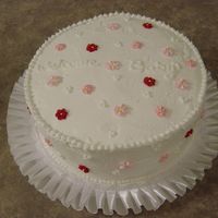 Pinks I did this cake for a very good friend for her baby shower. I used colors that she picked for the babys nursery. I wanted it simple and...