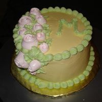 Birthday Cake dried meringue roses, the rest all buttercream.