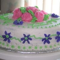 Birthday Cake This was my final cake from course 1 and I took it home and added some stuff and turned it into a birthday cake.