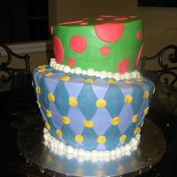 First Topsy Turvy This cake was sort of a disaster. It looks great from the front, but when I went to put the top layer on the cake, the air underneath...