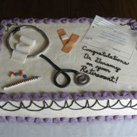 Doctor Retirement I made this for a retirement party. They saw the picture on here and asked for the some one with a different color scheme!
