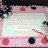 Rollerskating Party got the idea from a cake done by cakesby allison. iced in bc with gumpaste accents, thanks cakesbyallison and others for all the tips!