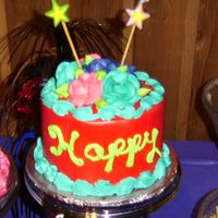 60Th Birthday cake 1