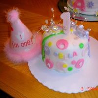 Smash Cake To Match Big Cake 