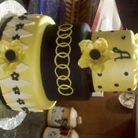 Yellow And Black Made for a dear friends daughter for her graduation from college