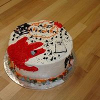 Kakes For Kids I took my little cousin to the Kakes for Kids by Wilton course at Michael's.Here is her Halloween creation!