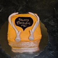 Sugar Free Birthday Cake My father in law is diabetic and he hasn't had a birthday cake in 14 years. I baked a sugar free carrot cake with sugar free...