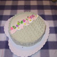 First Easter Cake 2004 This was my first time making the basket on top of the cake. Taken 2004.