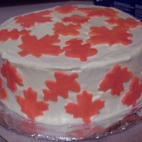 Thanksgiving I made this cake for the Thanksgiving lunch at my husband's work. It is a spice cake with cream cheese frosting and MMF leaves. I just...