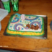 Scooby Doo Me and my sister did this cake.......the frosting was to thick