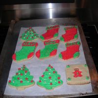 Santa's Cookies 2006 butter cookies, buttercream