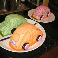 Slug Bug! My daughter's 7th birthday cake.