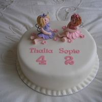 Bithday Cake For Two Little Sisters 