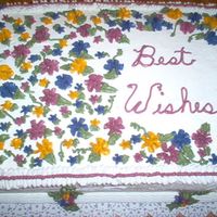 Best Wishes Cake Retirement party for a good friend.