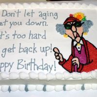 Birthday Cake For A Friends 65Th. THIS WAS A CAKE I DID FOR A FRIEND'S 65TH. BIRTHDAY.IT WAS A BIG HIT WITH EVERYONE.