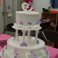 First Tiered Cake 