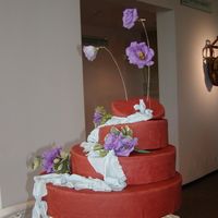 Faux Wedding Cake At Art Museum My good friends were getting married at the local art museum and asked me to make a faux cake. The base is cake so they had something to...