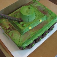 Tank This was the first big challenge that I've had for a while. It's all cake with a swirl of butter cream colors. and chocolate...