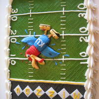 Go Mizzou Missouri Tigers birthday cake with a "deceased" KU Jayhawk. I did the cake in buttercream and my lovely sister, who is a genius...