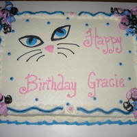 Kitty Cat Cake Hats of to cakery! This is one of her designs. My daughter fell in love with this cake and just had to have it for her birthday!