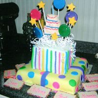 Birthday Fun 1st time with fondant. Alot of fun.