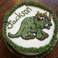 Dinosaur Birthday Cake 