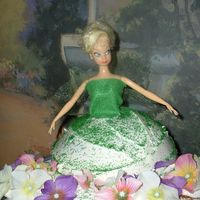 Tinkerbell Tinkerbell themed cake.