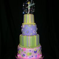 Tinkerbell Another version of the tinkerbell cake. I wanted to use crystals in the topper and found them on sale at Michael's. I will post a...