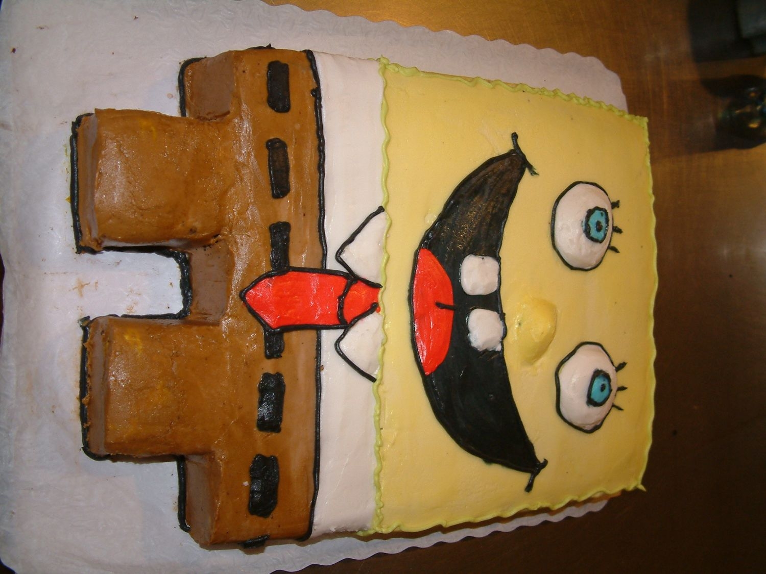 Sponge Bob I had so much fun doing this cake