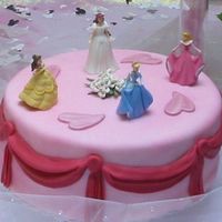 Princess Cake This is park of a wedding cake, but laone makes a nice little girls cake