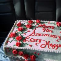 First Roses This was my first attempt at roses. I know they could be better but the couple loved them.