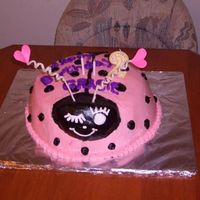 Princess Lady Bug Cake We ask our daughter "What kind of cake do you want?" She replied "A princess lady bug!!" ???? What is that I said...lol...