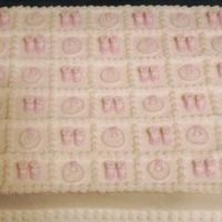 Booties And Bibs This was very tiresome with each bootie and bib being individually piped and then trimmed. But everyoe loved it so it makes it worth the...