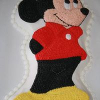Mickey Mouse I used a cake picture from CC as inspiration for the color scheme for this cake. Sorry I can't remember whose cake it was I saw.