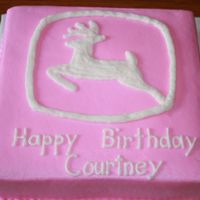 Pink Deere I did this for my sister who loves this theme.