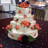 Wedding This was my 2nd ever wedding cake!