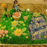 Tinkerbell Cake Tinkerbell cake for my grandaughters 5th birthday