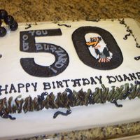 50Th Birthday Made this for my girlfriend's husbands 50th birthday party.