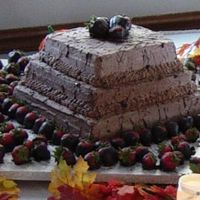 Megan's Groom Cake I made this Grooms cake for one of my daughters friends wedding. It is a chocolate covered strawberry, chocolate covered strawberry cake....