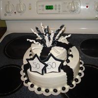 50 Th Birthday I got the idea of this cake from another picture on this site. Done by "Cheneya". The other one was much better but I was pleased...