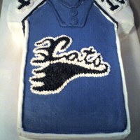 Jersey Shirt Made for cousin his ball team jersey, all buttercream.