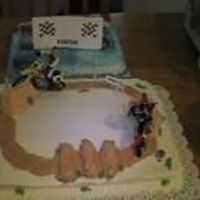Dirtbike Birthday Cake 
