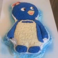 Pablo Backyardagins MADE THIS CAKE FOR MY 4 YR OLD HE LOVES PABLO FROM BACKYARDAGINS. I USED BUTTER CREAM FROSTING AND A N ARESOL SPRAY TINT FOT THE BLUE...