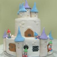 Gnomes Chocolate cake covered with fondant. made this for my godson's first birthday :)
