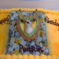 Deer Head This cake was done with a Deer Head Magnet cake kit.