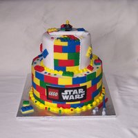 Legos! 9 & 6 rounds - all edible except for the Lego man.