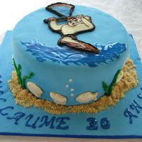 Kitesurf My 3rd attempt on FBCT.... one day I will get really good with the outline borders, I hope! It is alreay better than my previous attempts....