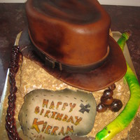 Indiana Jones Cake For Kieran's 7th Birthday! he asked his mom if i knew "buddy" from CakeBoss! I WISH! Too cute! this was a complete blast 2...