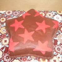 Cakes_036.jpg Yellow cake with chocolate buttercream and fondant stars