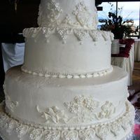 Cherub Wedding Made the cherubs from Royal Icing . . . 1st time using it.